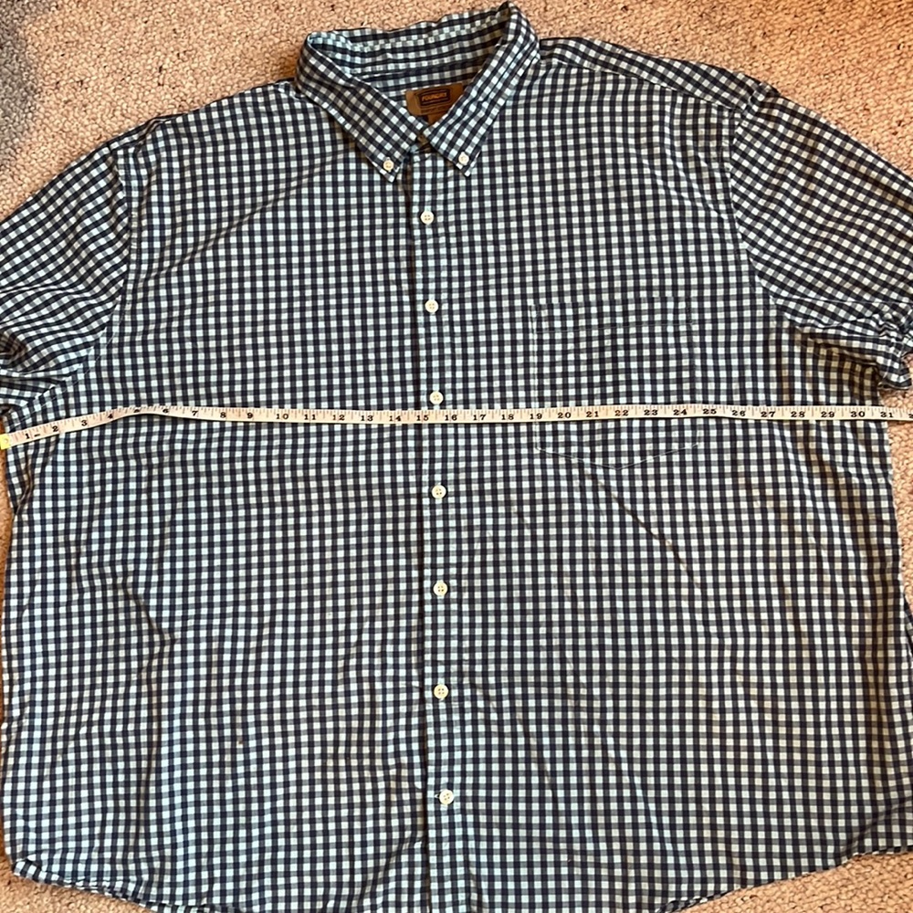 Foundry cotton check shirt 4X - Picture 4 of 6